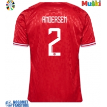 Danska Joachim Andersen #2 Domaci Dres EP 2024 Kratak Rukav